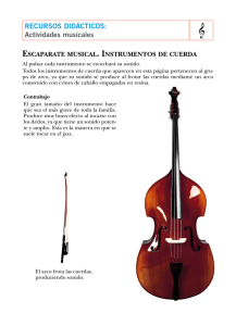 Instrumentos de cuerda - CEIP Juan Herrera Alcausa