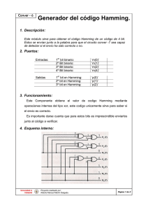Generador del código Hamming.