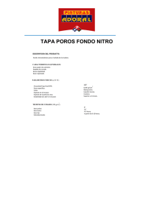 tapa poros fondo nitro