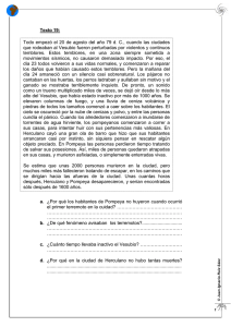 Texto 19: a. ¿Por qué los habitantes de Pompeya no huyeron
