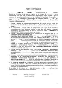 ACTA COMPROMISO - Instituto Universitario Aeronáutico