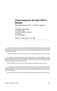 Casas burguesas del siglo XVII en Bergara