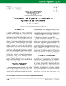 Cirugía de Quemaduras: Escisión Tangencial y Protocolos