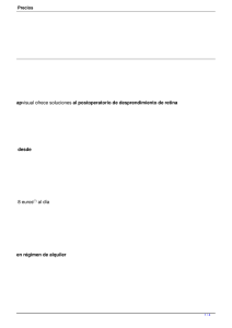 apvisual ofrece soluciones al postoperatorio de desprendimiento de