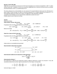 Ejercicio 7.3 Kern (Pag 186) 43800 lb/h de una corriente de