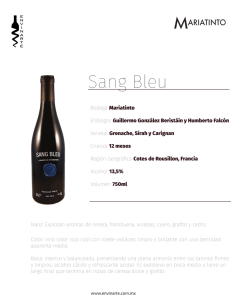 Sang Bleu - Envinarte