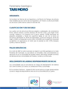 Fenómeno Geológico.