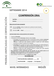 PRUEBAS UNIFICADAS DE CERTIFICACIÓN