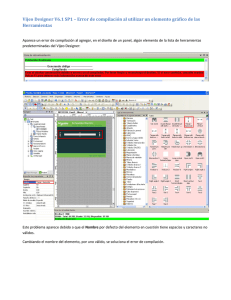 Vijeo Designer V6.1 SP1 – Error de compilación