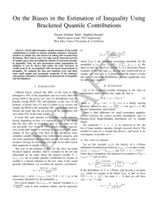On the Biases in the Estimation of Inequality Using Bracketed