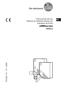Instrucciones de uso Sistema de reflexión directa con supresión de