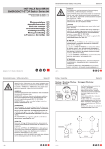 NOT-HALT Taste BR 04 EMERGENCY-STOP Switch Series 04