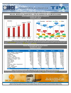 Bolivia: Modos de Transporte y Vías de Ingreso de las