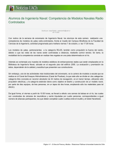 Alumnos de Ingeniería Naval: Competencia de Modelos Navales