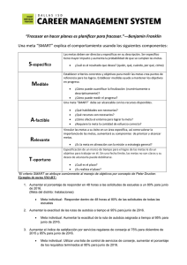 “Fracasar en hacer planes es planificar para fracasar