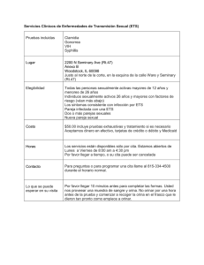 Servicios Clínicos de Enfermedades de Transmisión Sexual (ETS