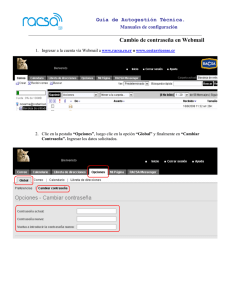 Cambiar contraseña