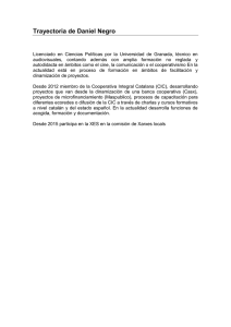 Trayectoria de Daniel Negro