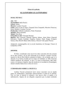 El Gatopardo: Ficha Técnica y Sinopsis de la Película