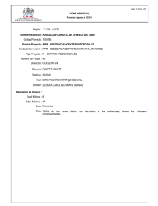 FICHA INDIVIDUAL RPM - RESIDENCIA VICENTE PEREZ