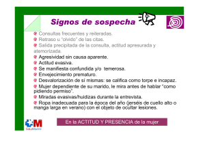 Signos de sospecha VPM