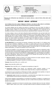 MAYAS – INCAS – AZTECAS