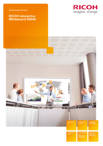 RICOH Interactive Whiteboard D8400
