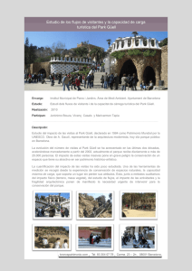 Estudio de los flujos de visitantes y la capacidad de carga turística