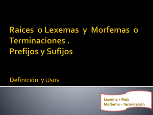 lexema (o raíz) - TWI Language Lab