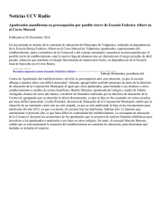 Apoderados manifiestan su preocupación por posible cierre