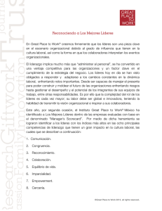 Reconociendo a Los Mejores Líderes