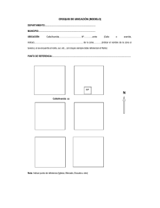 Plantilla de Formulario de Croquis de Ubicación