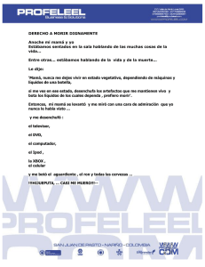 Derecho a Morir dignamente