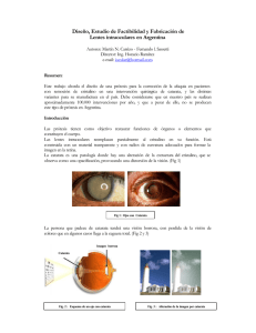 Diseño, Estudio de Factibilidad y Fabricación de Lentes