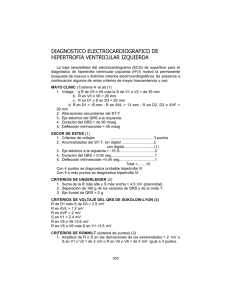 diagnostico electrocardiografico de hipertrofia