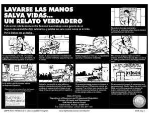 lavarse las manos salva vidas… un relato