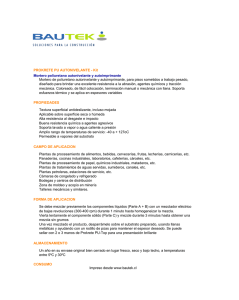 PROKRETE PU AUTONIVELANTE - Kit Mortero poliuretano