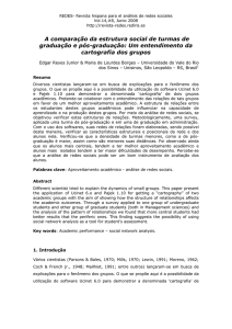 A comparação da estrutura social - Revista REDES