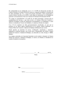 Con el objeto de pertenecer a su bolsa de trabajo, adjunto les