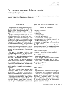 Carcinoma de pequenas células de pulmão