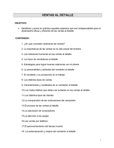 VENTAS AL DETALLE