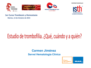 Estudio de Trombofilia