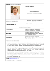 Dr. Héctor Cabanillas Beltrán - Instituto Tecnológico de Tepic