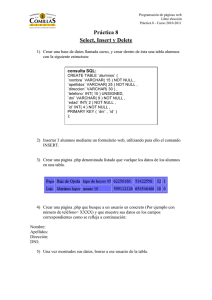 practica 8 select,insert,delete