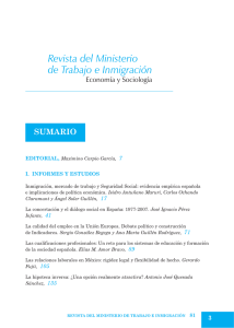 sumario - Ministerio de Empleo y Seguridad Social