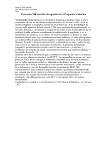 13. Fernando VII anula la derogación de la Pragmática Sanción.