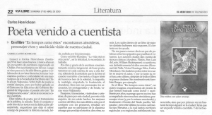 Poeta venido a cuentista