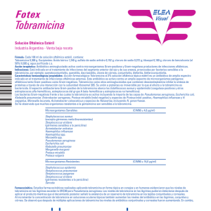 Fotex Tobramicina: Información del Producto