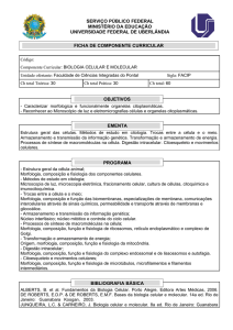 Plano de Ensino Biologia