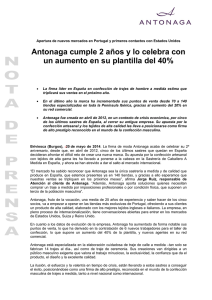 Descargar nota de prensa - agencia Comunicación Profesional